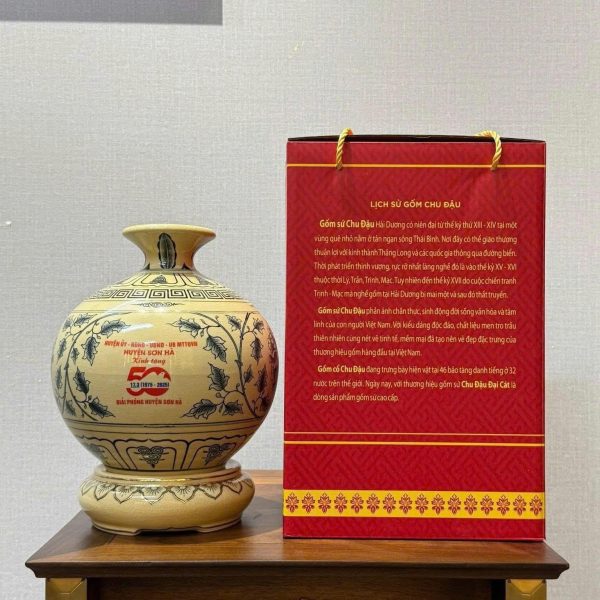Bình Hút Lộc Gốm Chu Đậu